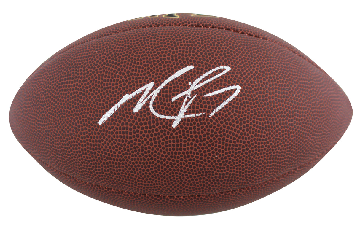 Falcons Michael Vick Signed Wilson Super Grip Nfl Football w/ Case JSA Witness