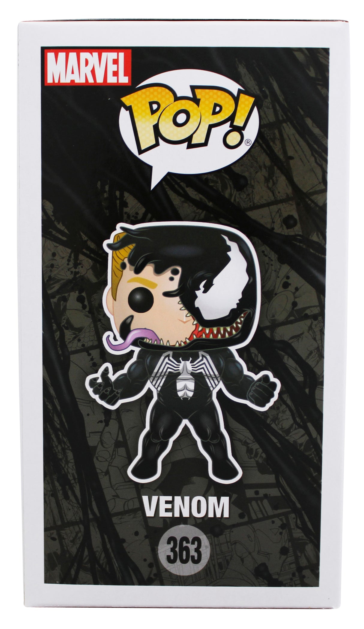 Tom Hardy Venom Authentic Signed Venom #363 Funko Pop Vinyl Figure BAS #BN41661