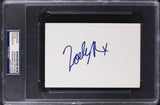 Joley Richardson Nip/Tuck Authentic Signed 4x6 Index Card PSA/DNA Slabbed