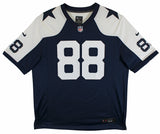 Cowboys CeeDee Lamb Signed Navy Blue Thanksgiving Nike Game Jersey Fanatics