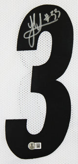 Jack Sawyer Authentic Signed White Pro Style Jersey Autographed BAS Witnessed