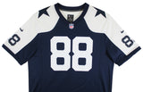 Cowboys CeeDee Lamb Signed Navy Blue Thanksgiving Nike Game Jersey Fanatics
