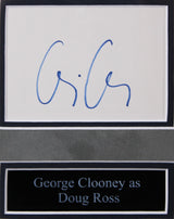 ER (6) Clooney, Wyle, Edwards, Margulies +2 Signed Framed Display BAS #AD04873