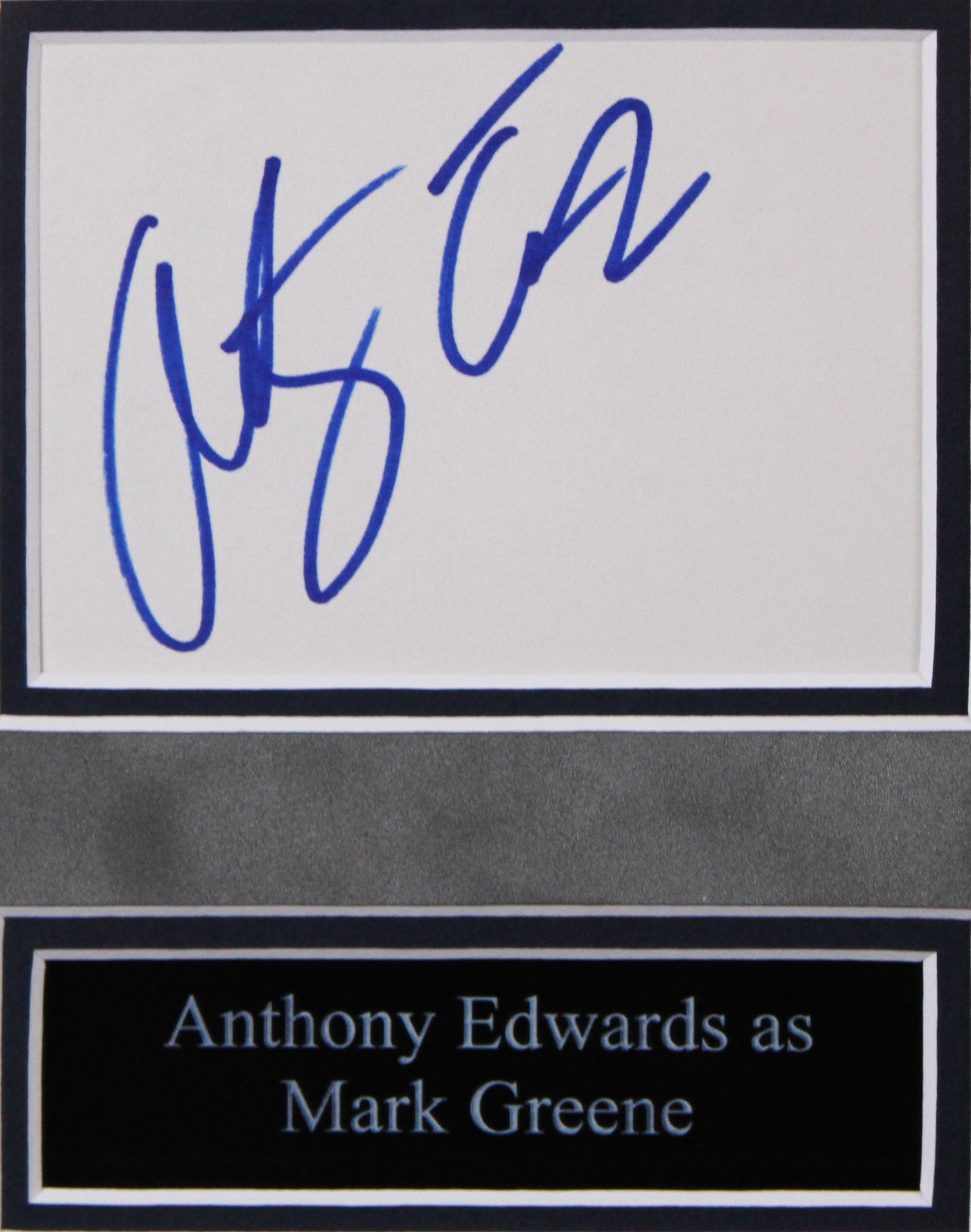ER (6) Clooney, Wyle, Edwards, Margulies +2 Signed Framed Display BAS #AD04873
