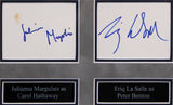 ER (6) Clooney, Wyle, Edwards, Margulies +2 Signed Framed Display BAS #AD04873