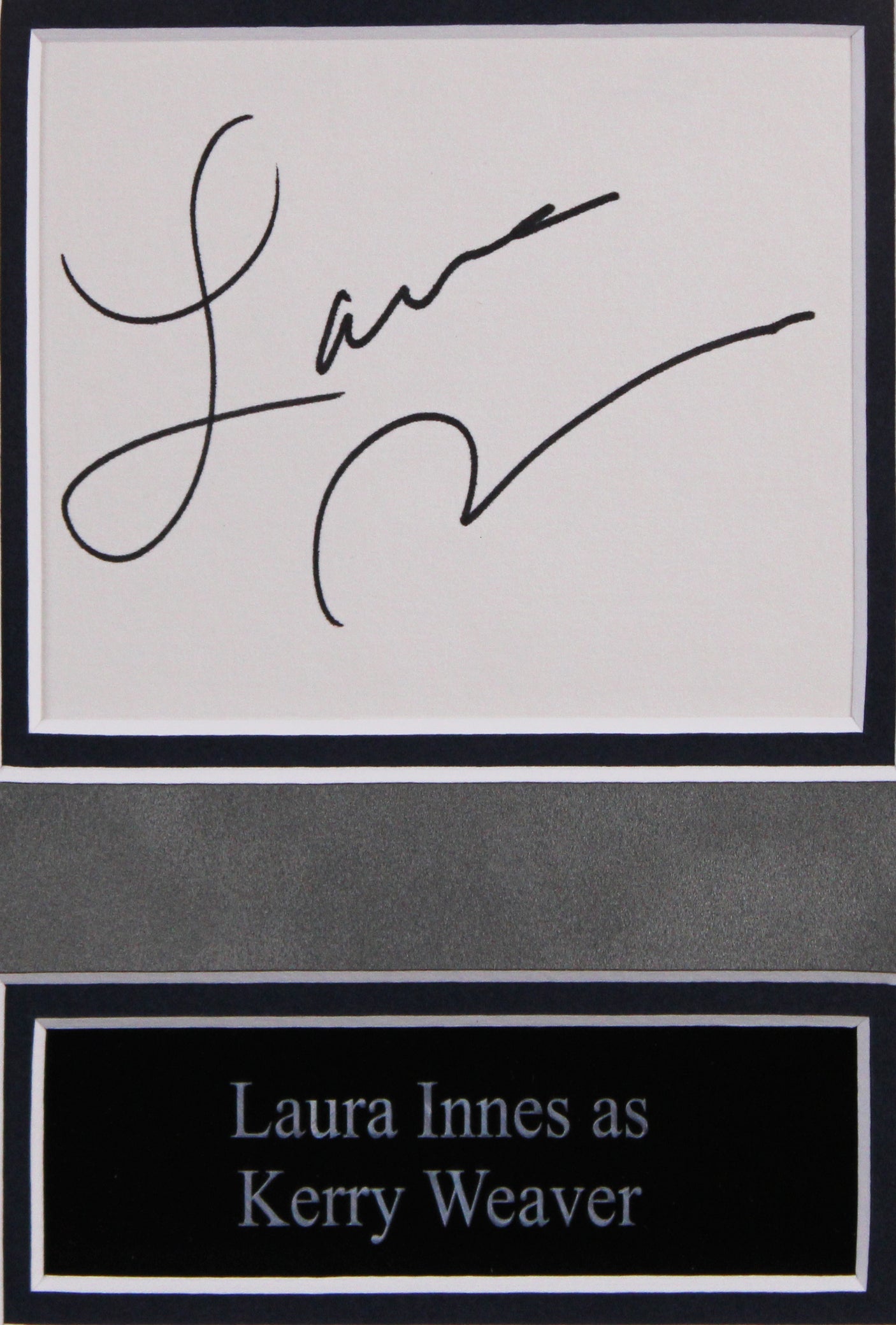 ER (6) Clooney, Wyle, Edwards, Margulies +2 Signed Framed Display BAS #AD04873