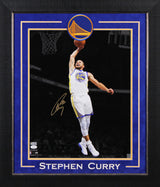 Warriors Stephen Curry Signed 16x20 Framed Dunking Spotlight Photo JSA #AS85254