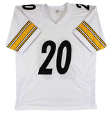 Kaleb Johnson Authentic Signed White Pro Style Jersey Autographed BAS Witness 1