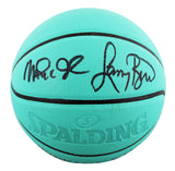 Magic Johnson & Larry Bird Signed Tiffany & Co X Spalding Basketball LE BAS W 3
