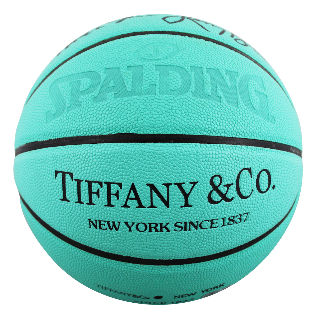 Magic Johnson & Larry Bird Signed Tiffany & Co X Spalding Basketball LE BAS W 3