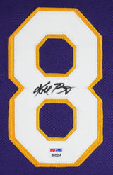 Lakers Kobe Bryant Authentic Signed Purple Reebok Framed Jersey PSA/DNA #B09554