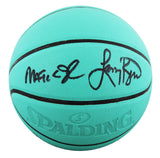 Magic Johnson & Larry Bird Signed Tiffany & Co X Spalding Basketball LE BAS W 4