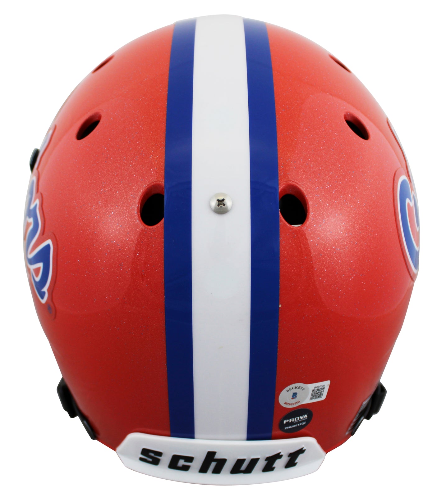 Florida Emmitt Smith Signed Schutt Full Size Rep Helmet BAS Witnessed #W897341