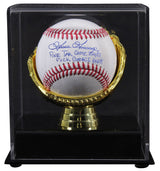 Yankees Goose Gossage "2x Insc" Authentic Signed Baseball W/ Case JSA Witness
