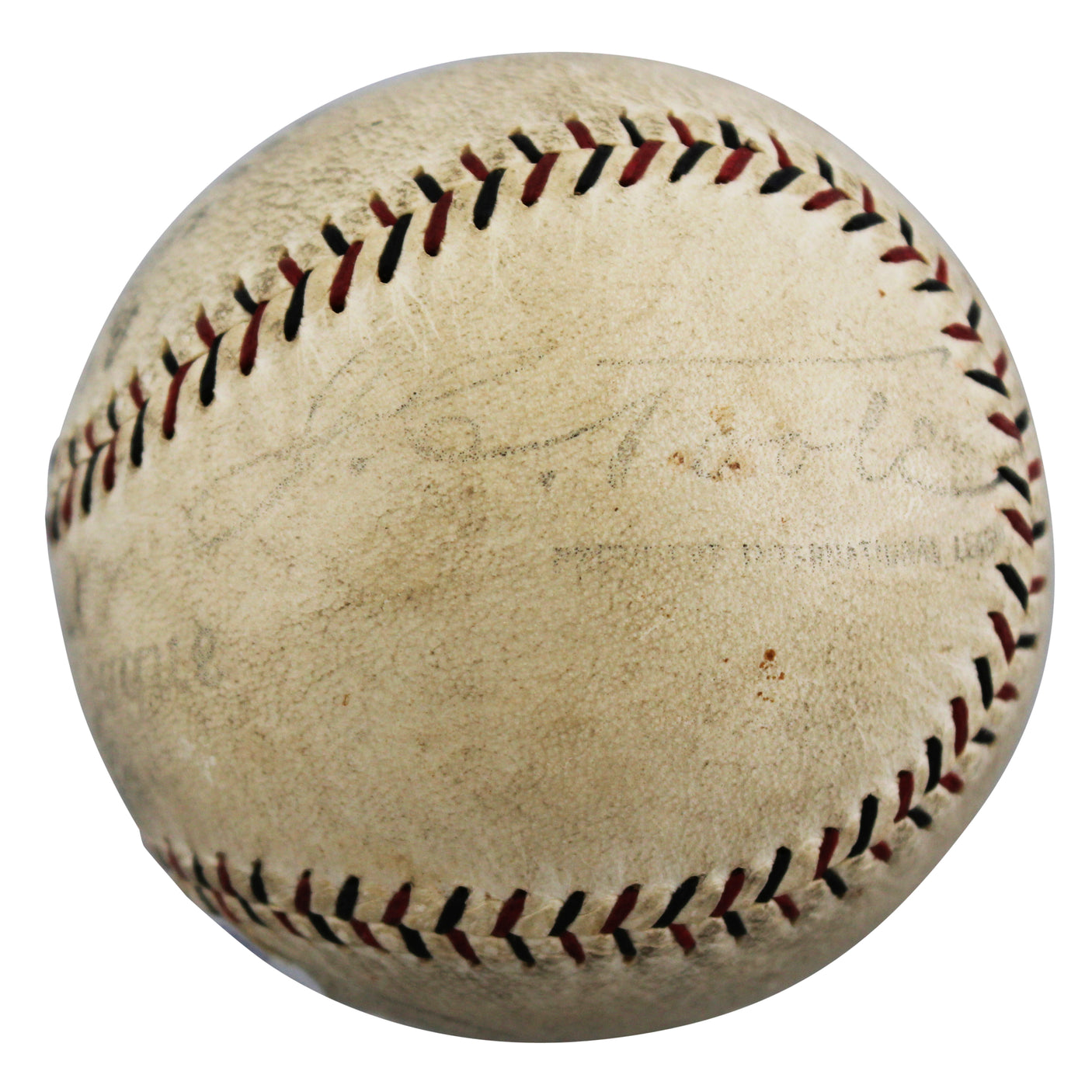 Red Sox Tris Speaker Signed Spalding International League Baseball BAS #AE34231