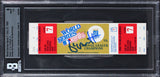 Royals George Brett 1985 WS Game 7 Full Ticket Graded NM-MT 8 Auto 10! BAS Slab