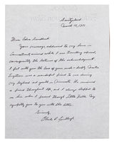 Charles Lindbergh Signed 8.5x11 1971 Handwritten Letter Auto 9! JSA #ZZ80611