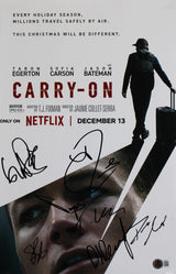 Carry-On (7) Egerton, Bateman, Norris, Rossi +3 Signed 11x17 Photo BAS #AE64205