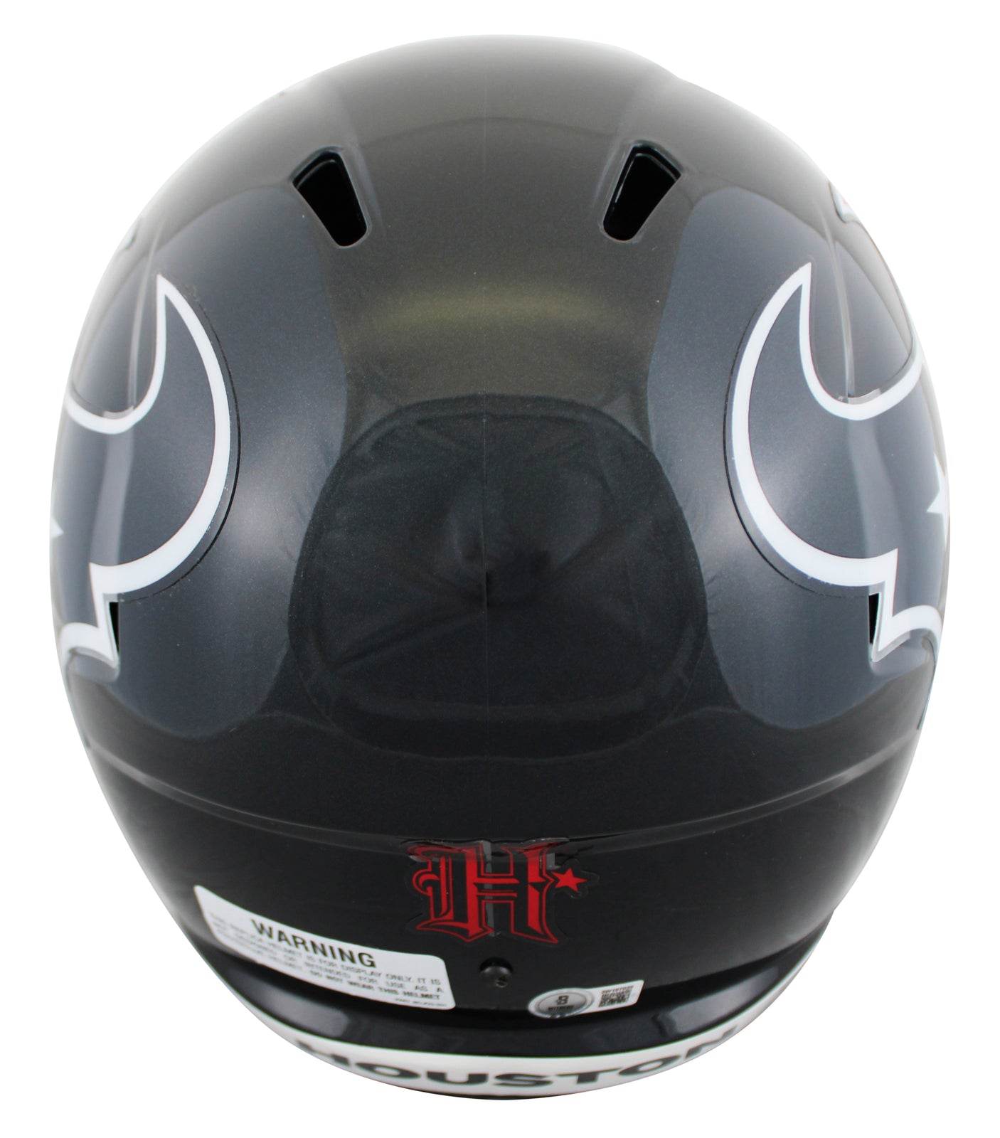 Texans Nico Collins Authentic Signed Full Size Speed Rep Helmet BAS Witnessed 1