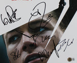 Carry-On (7) Egerton, Bateman, Norris, Rossi +3 Signed 11x17 Photo BAS #AE64205