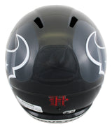 Texans Nico Collins Signed Full Size Speed Rep Helmet W/ Case BAS Witnessed 2