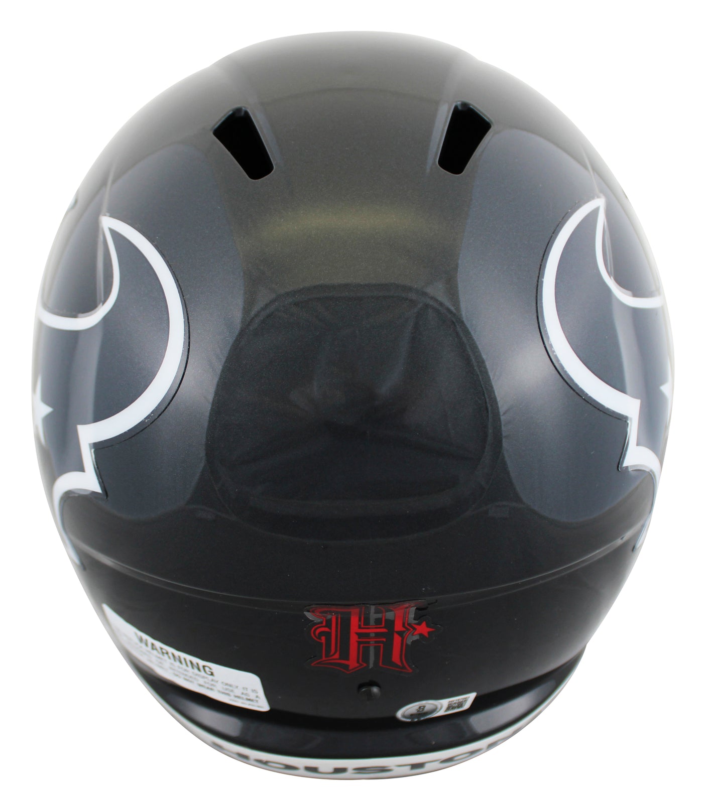 Texans Nico Collins Authentic Signed Full Size Speed Rep Helmet BAS Witnessed 2