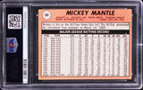 Yankees Mickey Mantle Signed 1969 Topps #500 Card Good + 2.5 Auto 8 PSA Slabbed
