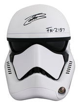 John Boyega Star Wars The Force Awakens "FN-2187" Signed Full Size Helmet BAS