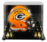 Packers Matthew Golden Authentic Signed Speed Mini Helmet W/ Case BAS Witnessed