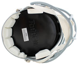 Cowboys Roger Staubach Signed Silver Full Size Speed Rep Helmet W/ Case BAS Wit