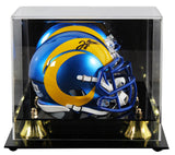 Rams Jared Verse Authentic Signed Speed Mini Helmet W/ Case BAS Witnessed