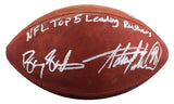 NFL Leading Rushers (5) Payton Smith Sanders Signed Official Nfl Football BAS 3