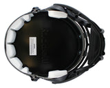 Miami Akheem Mesidor Signed 2017 Alt Black Full Size Speed Rep Helmet JSA Wit