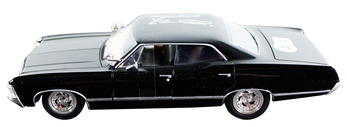 Jared Padalecki Supernatural Signed 1967 Impala 1:24 Die Cast Car BAS #BV56516
