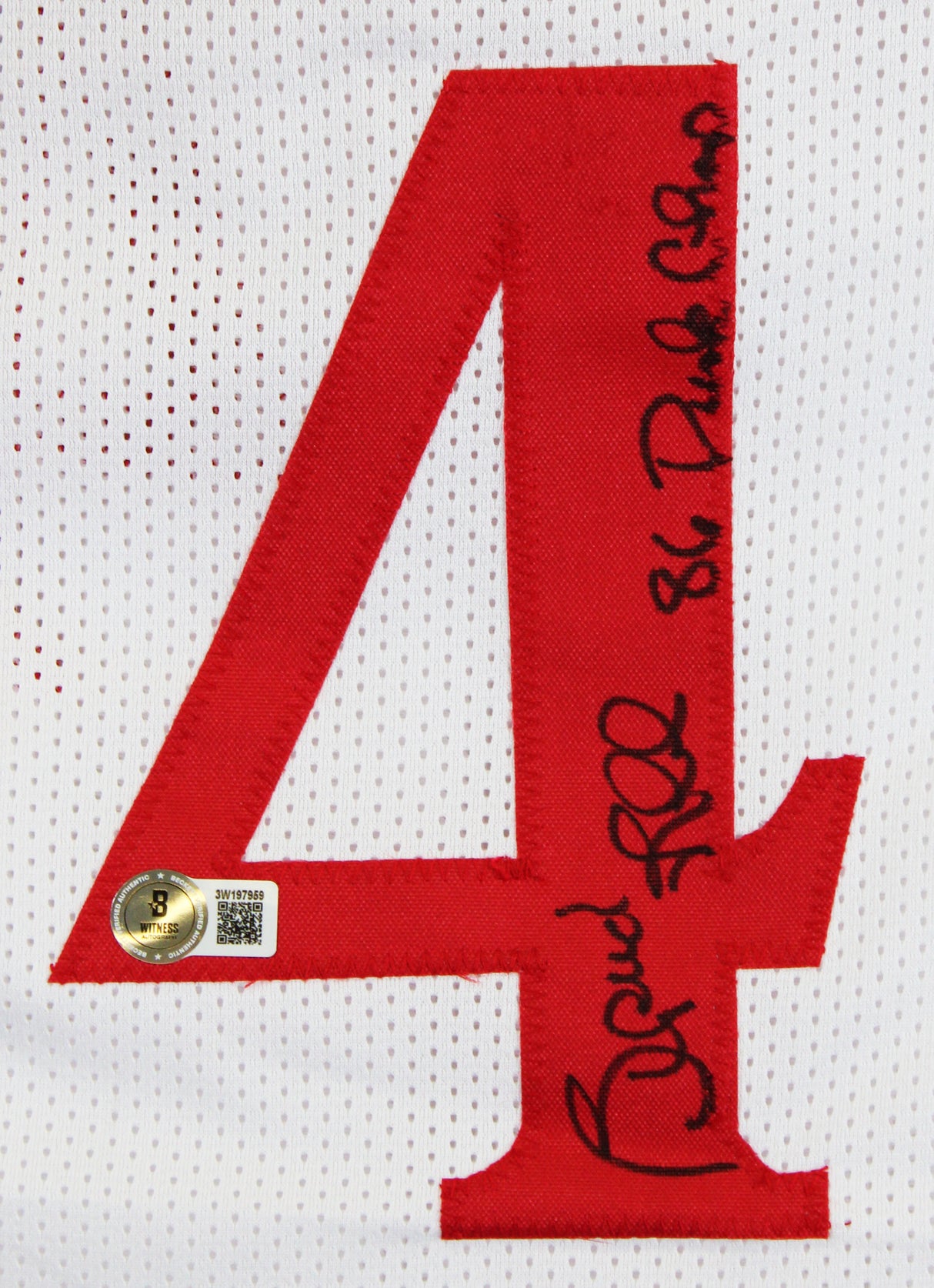 Spud Webb "86 Dunk Champ" Signed White Pro Style Framed Jersey BAS Witnessed