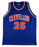 Mark Price Authentic Signed Blue Pro Style Jersey Autographed BAS Witnessed