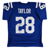 Jonathan Taylor Authentic Signed Blue Pro Style Jersey Autographed BAS