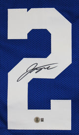 Jonathan Taylor Authentic Signed Blue Pro Style Jersey Autographed BAS
