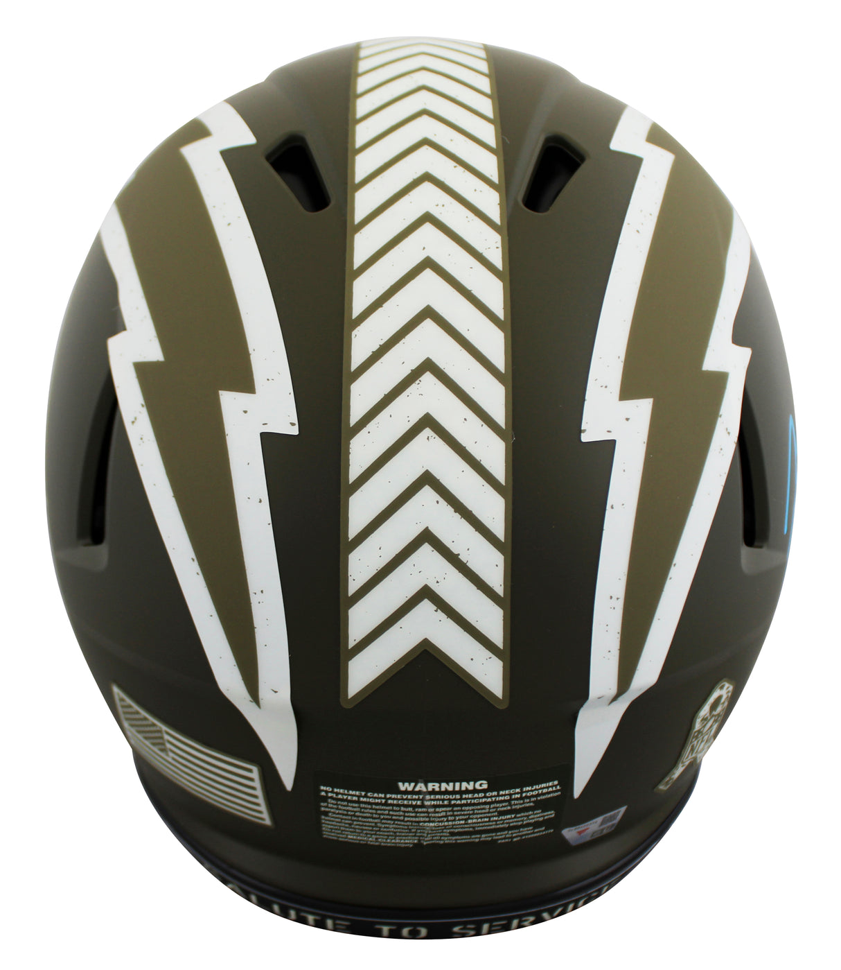 Chargers Justin Herbert Signed STS F/S Speed Proline Helmet W/ Case Fanatics