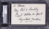 Haystacks Muldoon Authentic Signed 3x5 Index Card Autographed PSA/DNA Slabbed
