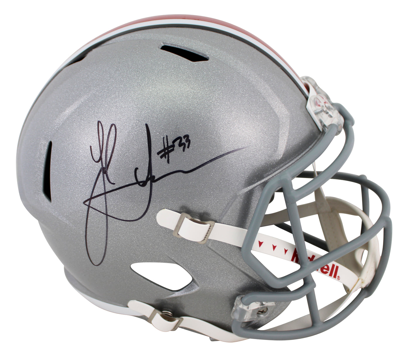 Ohio State Jack Sawyer Authentic Signed Full Size Speed Rep Helmet BAS Witnessed