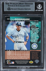 Mariners Alex Rodriguez Authentic Signed 1997 Upper Deck #422 Card BAS Slabbed