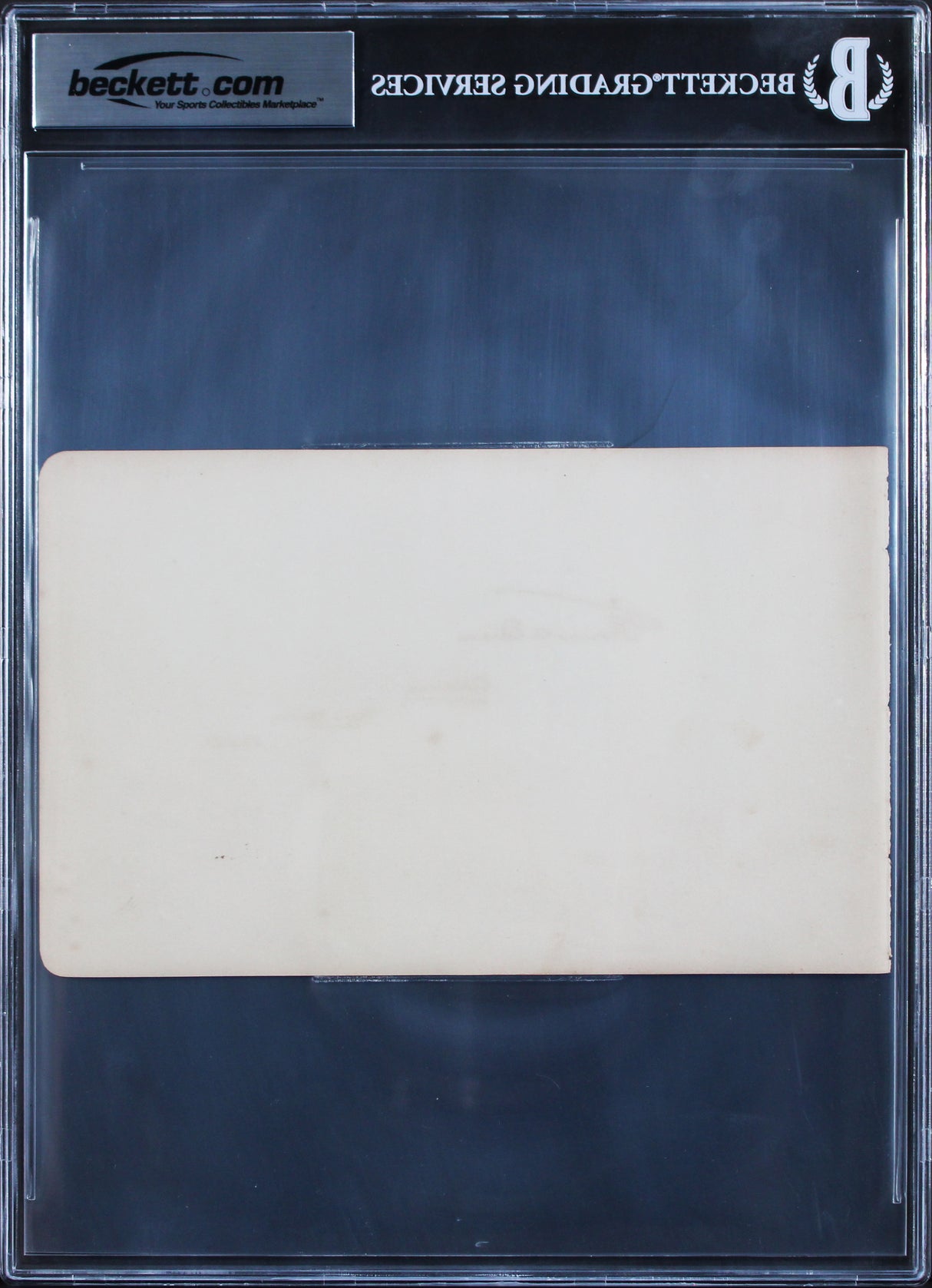 Thomas Edison "Orange New Jersey U.S.A." Signed 5x8 Album Page BAS Slabbed