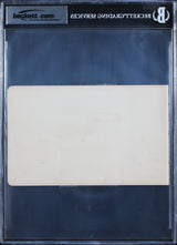 Thomas Edison "Orange New Jersey U.S.A." Signed 5x8 Album Page BAS Slabbed