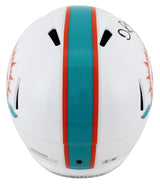 Dolphins De'Von Achane Authentic Signed Full Size Speed Rep Helmet BAS Witnessed