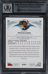 Magic Dwight Howard Authentic Signed 2004 Topps #221 Card BAS Slabbed