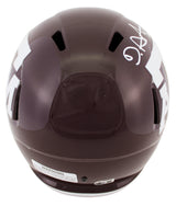 Texas A&M De'Von Achane Signed Full Size Speed Rep Helmet W/ Case BAS Witnessed