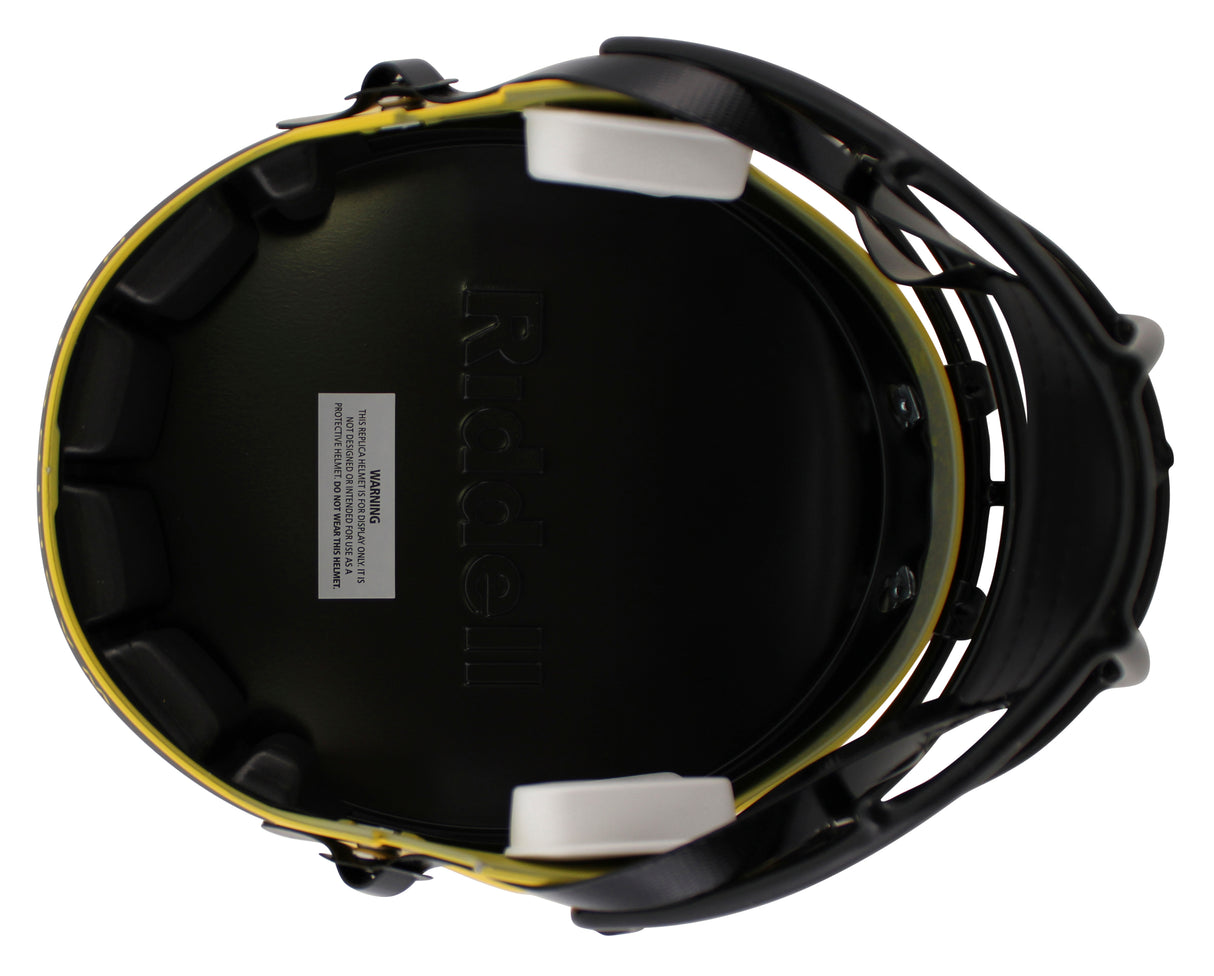 Commanders Magic Johnson Signed Rave Full Size Speed Rep Helmet W/ Case BAS Wit