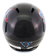 Texans Nico Collins Signed 2024 Alt H-Town Full Size Speed Rep Helmet BAS Wit 2