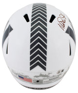 Commanders Magic Johnson Signed STS III F/S Speed Rep Helmet w/ Maroon Sig BAS W